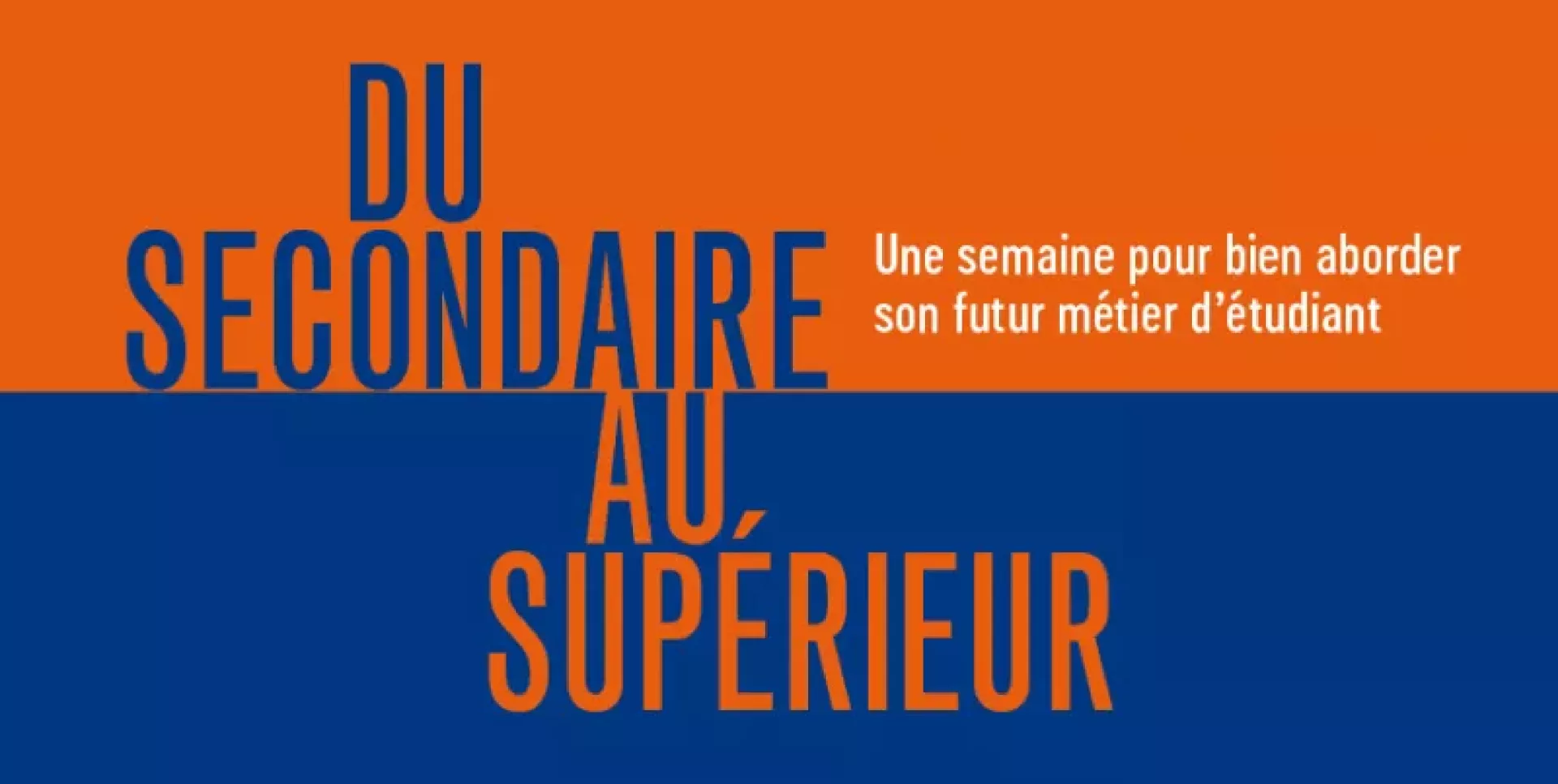 Semaine préparatoire à l'enseignement supérieur