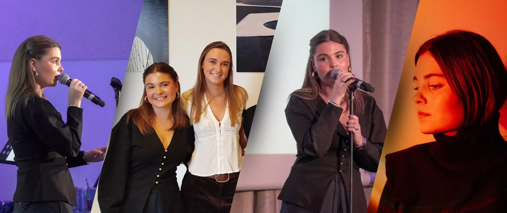 Noémie qui chante, Noémie avec Philippine qui a réalisé la pochette de son single et la photo de Noémie prise par Philippine