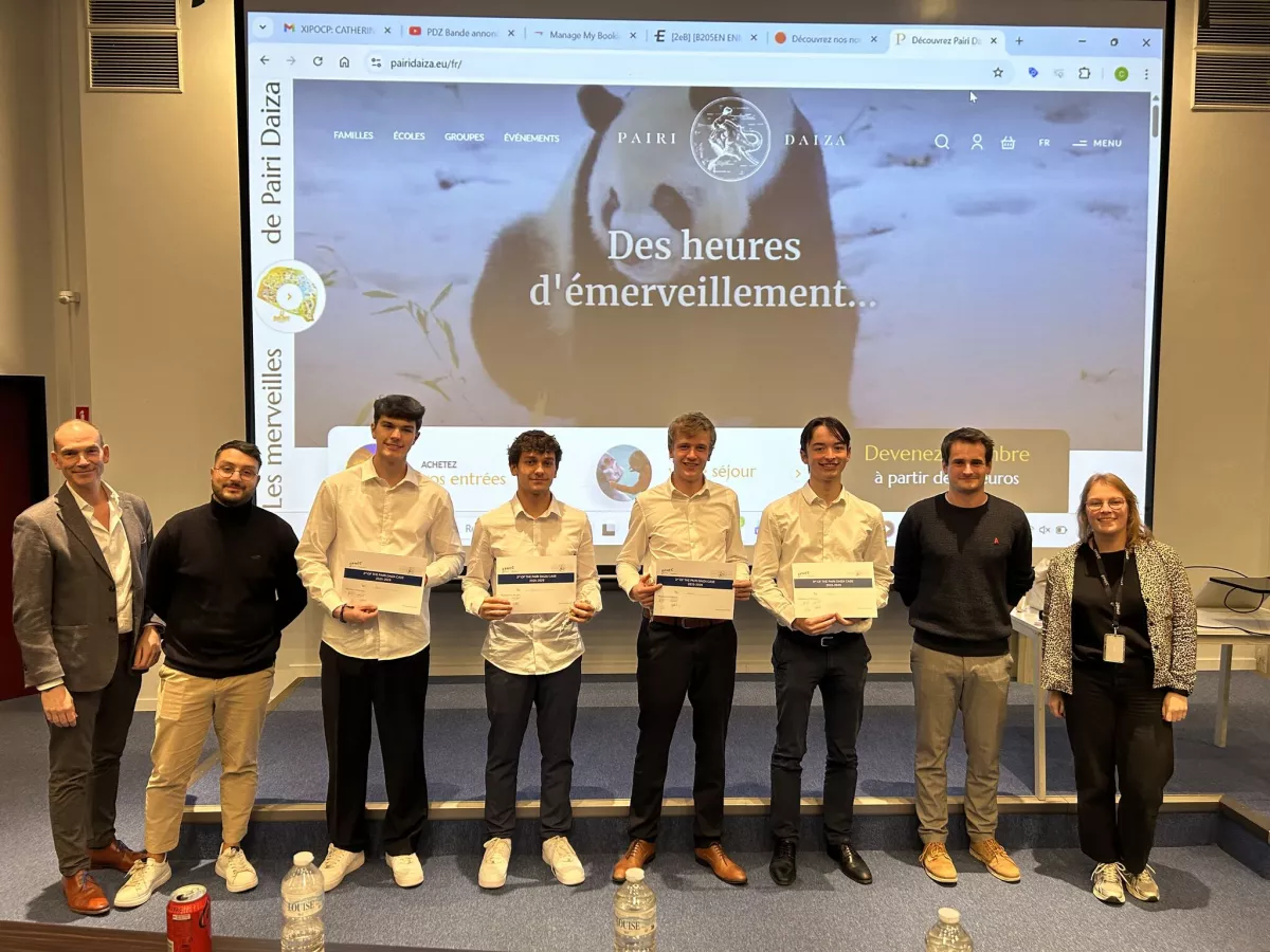 Des étudiants en e-Business ont réalisé un Challenge en Marketing Digital avec Pairi Daiza